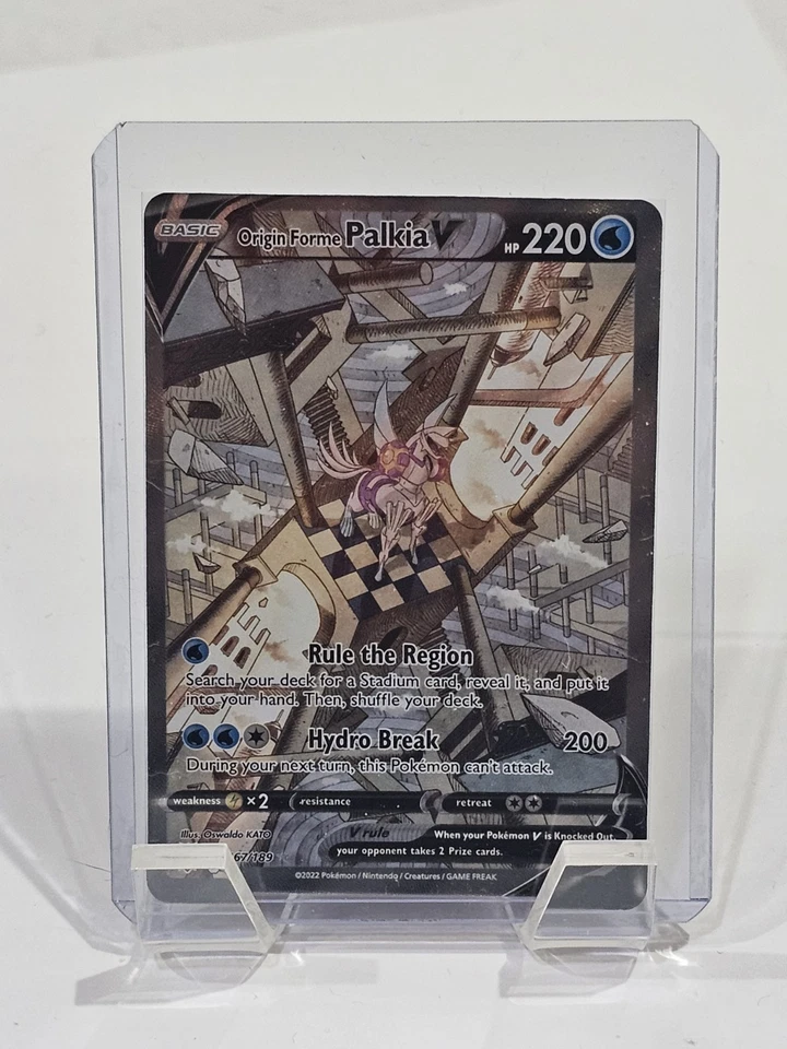 Origin Forme Palkia V (Alternate Full Art) 167/189 Swsh10: Astral Radiance Holo - Image 1 of 1