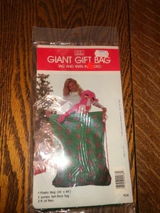 NOS Vintage Jeanmarle Giant Gift Bag 36" x 44" With Tag & Yarn Included NIP - Picture 1 of 4