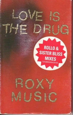 Roxy Music Love Is the Drug cassette UK Virgin 1996 cassette single in card - Image 1 of 2
