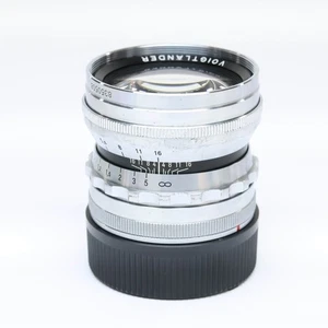 Voigtlander NOKTON 50mm F/1.5 Vintage Line Aspherical VM Silver #898 - Picture 1 of 12