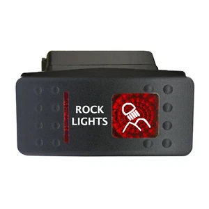 Interruptor basculante ROCK LIGHTS 515SR LED ROJO para POLARIS Crew XP1000 UTV Ranger - Imagen 1 de 1