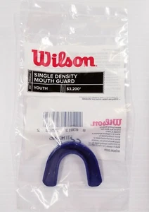 Wilson Single Density Strapless Youth Mouth Guard Navy Blue - Picture 1 of 2