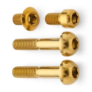 Gold Titanium SRAM Matchmaker Brake & Shift Lever Hardware Kit by Terske - Picture 1 of 9