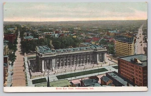 1908 Vogelperspektive Postamt Indianapolis Indiana IN Postkarte - Bild 1 von 2