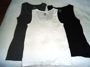 Silver One Boy's  Kid's Athletic Sleeveless Shirts  Gray/Black/White   Size S   - Picture 1 of 6