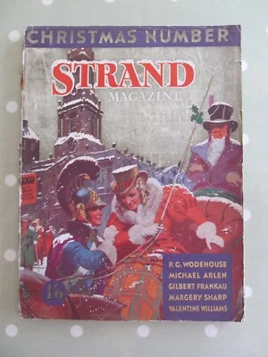 THE STRAND MAGAZINE PAPERBACK CHRISTMAS DEC 1936 P G WODEHOUSE & HEATH ROBINSON - Image 1 of 4