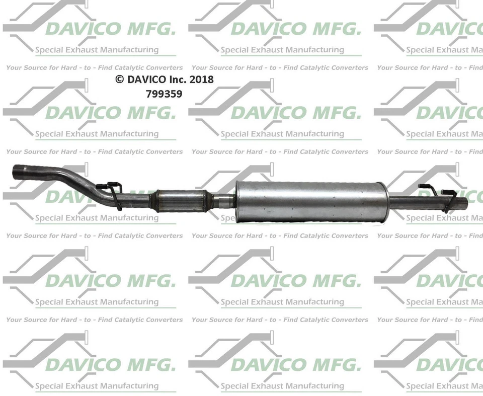 Catalytic Converter and Muffler Fits 2003 2004 2005 2006 Dodge Sprinter 2500 Foto 1 de 4