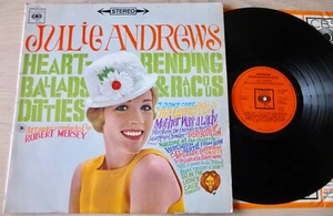 JULIE ANDREWS HEART-RENDING BALLADS LP CBS STEREO (1966) EX-- ENGLAND - Picture 1 of 5
