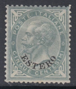 Italy Levante Offices - Sassone n. 3 cv 4800$ SUPER centered MH* - Picture 1 of 2