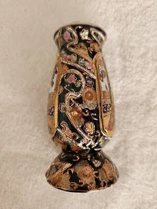 Vintage Japanese Sugar/Powder Shaker Heavy Gold Moriage Geisha Girl 6.25" Tall - Picture 1 of 4