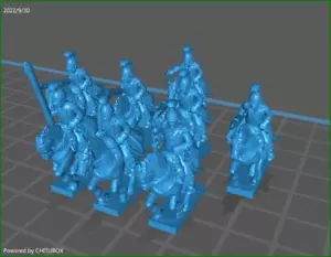 French Lancers 1811-15 - 8 Minis - Epic 15mm Miniatures - Bild 1 von 4