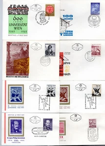 ÖSTERREICH 1965 SAMMLUNG 15 BRIEFE FDC - Bild 1 von 2