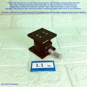 MELLES GRIOT 65x65mm.(2.5U), Mini Z-stage travel 10 mm.  sn:9787, FedExDHL - Picture 1 of 13