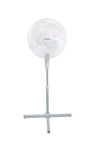 Impress Handi-Fan 16" Oscillating Stand Fan in White New In Box Free Shipping - Picture 1 of 3