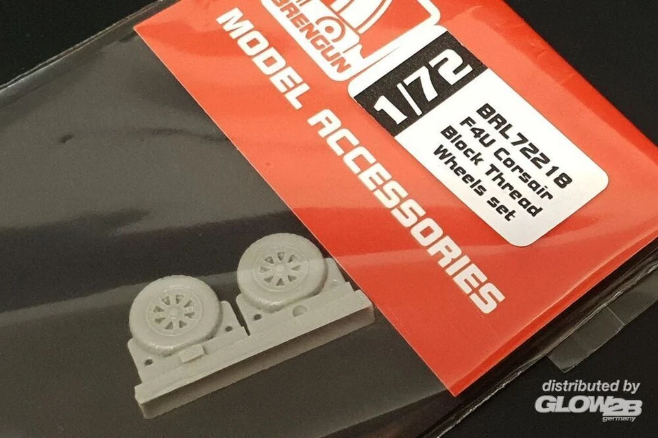 Brengun: F4U Corsair Block Thread Wheels set in 1:72 [5683907040] - Immagine 1 di 1