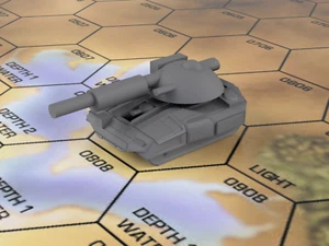 Tanque pesado Po | Vehículo a escala 1:285 de 6 mm | Miniatura Battletech - Imagen 1 de 1