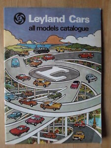 LEYLAND CARS orig 1977 UK Mkt brochure - Jaguar Daimler Triumph Rover Mini MG 