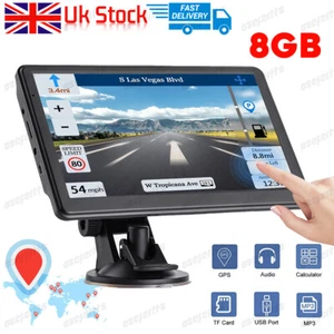 5" Car Sat Nav GPS Navigation 8GB with Free Lifetime UK & EU Maps Touch Screen - Picture 1 of 12