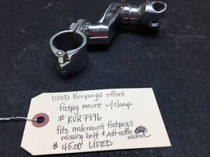 Kuryakyn Offset Footpeg Mount With Clamp #KUR7996 - Picture 1 of 1