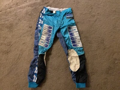 Pantalones de motocross vintage años 90 Answer Sport Racing azul talla 34 Foto 1 de 4