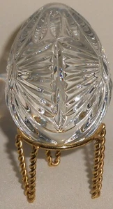 Waterford Crystal KRISTALL EI mit Ständer - Bild 1 von 5