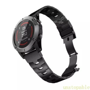 Titanium Quick Fit Watch Band Strap For Garmin Fenix 7X 7 6 6X 5 5X 3 HR 22/26mm - Picture 1 of 27