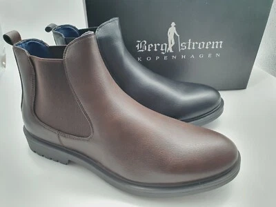 BERGSTRÖM KOPENHAGEN Herren Schuhe Stiefel Schwarz braun Winterschuhe Schuhe Boots Biker Chelsea