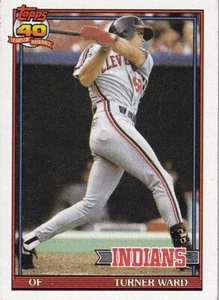 1991 Topps - #555 Turner Ward (RC) - Cleveland - Picture 1 of 2
