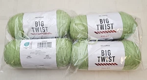 Big Twist Value Yarn - Nile Green - Set of 4 - Dye Lot# 657020 - 6oz - Picture 1 of 4