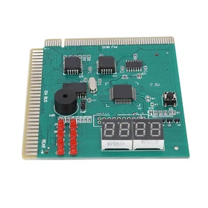 PC Diagnostic 4 Digit Card PC Diagnostic Card Standard PCI ISA Port Dual POST - Afbeelding 1 van 12