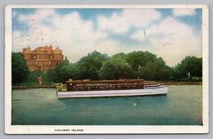 Postcard Calumet Island St Laurence River Jefferson County New York Posted 1927 - Picture 1 of 2