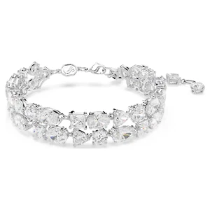 Mesmera bracelet Mixed cuts, White, Rhodium plated 5669927 - Picture 1 of 5