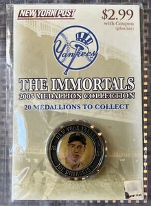 Joe Dimaggio The Immortal’s 2005 Medallion Collection New York Post Yankees Coin - Picture 1 of 2