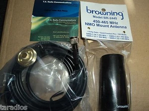 Low Profile UHF Roof ANTENNA KIT Mini UHF MOTOROLA Connector CM200 CM300 XPR4550 - Picture 1 of 5