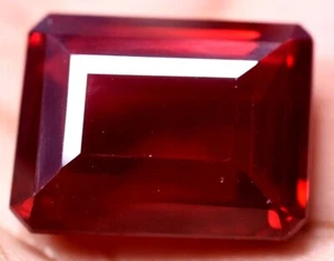 Natural 41.90 Ct Pigeon Blood Red Ruby Mozambique Certified Treated Gemstone - Picture 1 of 10