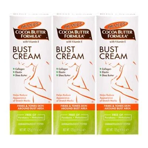 Palmer's Cocoa Butter Bust Cream 125g – Pack of 3 - Picture 1 of 5