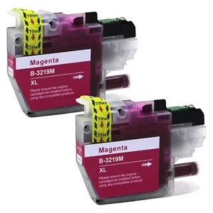 2x Magenta Compatible Ink LC3219XL Cartridge For Brother MFC-J5335DW J5390 J6530 - Picture 1 of 2