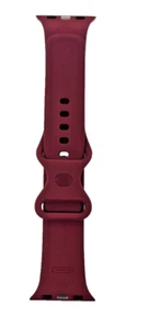 Correa de silicona para Apple Watch 1 2 3 4 5 6 7 8 SE Sport 38-41 S/M roja - Imagen 1 de 3