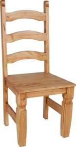 Esszimmerstuhl Mexico Möbel 48x107x46 cm Landhausstil Massivholz Pinie Honig - Bild 1 von 6