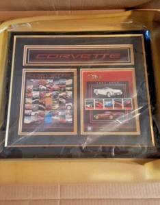 Original Box-Corvette Collectible 1953-2003 50th Anniversary Framed w/Coins - Picture 1 of 6