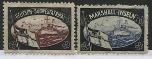 Germany 2 WW1 Cinderellas both mint no gum - Picture 1 of 1