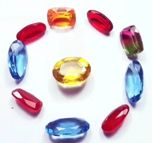 Gemischter Stein lose Edelsteine 70,40 ct/10 Stck. Posten mit kostenlosem Geschenk - Bild 1 von 6