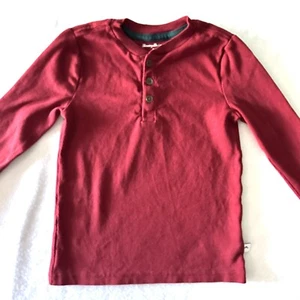 Tommy Bahama Youth Thermal Red Shirt Small 5/6 Pullover Burgundy Red - Picture 1 of 7