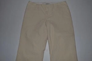 BANANA REPUBLIC BROWN WHITE STRIPED SEERSUCKER DRESS PANTS WOMENS SIZE 8 - Bild 1 von 4