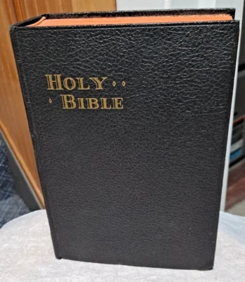 Book Leather Bound Holy Bible New Catholic Edition /Old & New Testament - Image 1 of 4