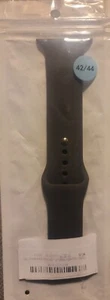 For Apple Watch Band Silicone Black Strap 42/44mm - Picture 1 of 1