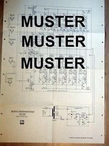 RIM VZS 500 Schaltplan, Schema, Stromlaufplan Verzerrer Klangregelmischpult orig - Bild 1 von 3