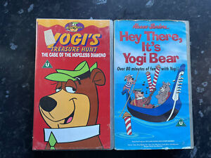 Yogi Bear Vhs Bundle - Treasure Hunt - Hey There It’s Yogi Bear - Hanna-Barbera