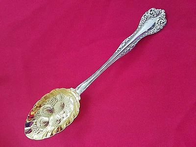 Ложка для мытья фруктов Florentine от Alvin Sterling Berry с тиснением золотая чаша 10065 - Изображение 1 из 4