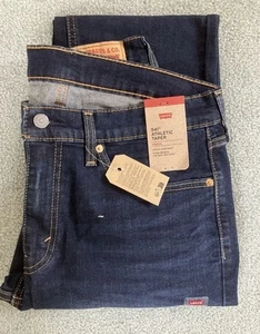 NWT Levi's 541 Men's Stretch Athletic Taper The Rich Dark Wash 34”x34” - Picture 1 of 10